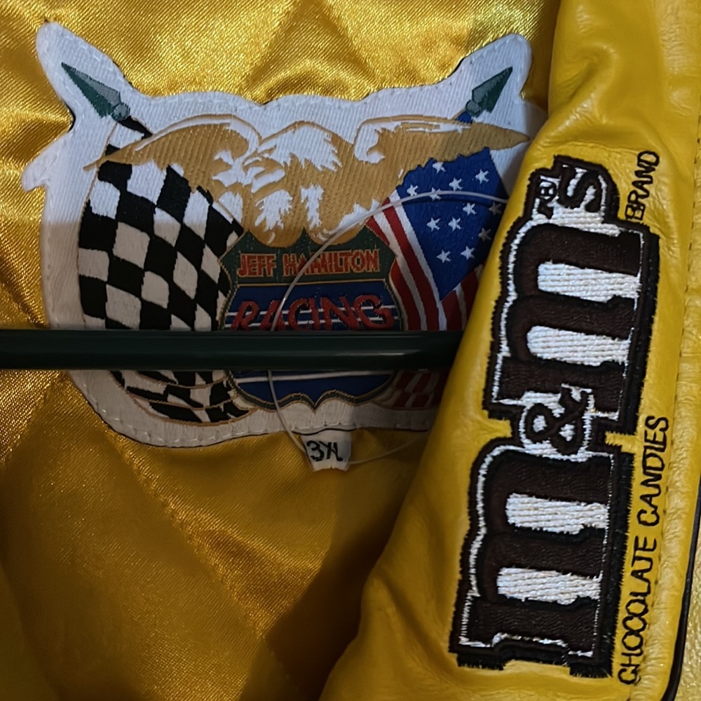 M&M's Racing Yellow and Brown Jacket - Picture 2 of 7